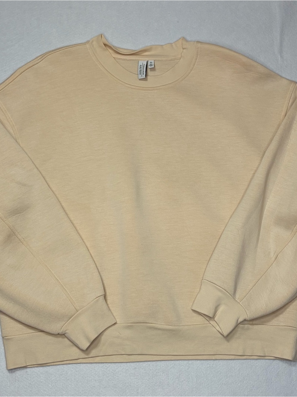 & Other Stories Stockholm Atelier Beige Oatmeal Sweatshirt | M